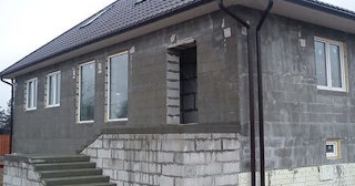 Фасад из газобетона для дома в Полевском - Строй-Плв, качественная отделка от 2036 руб.